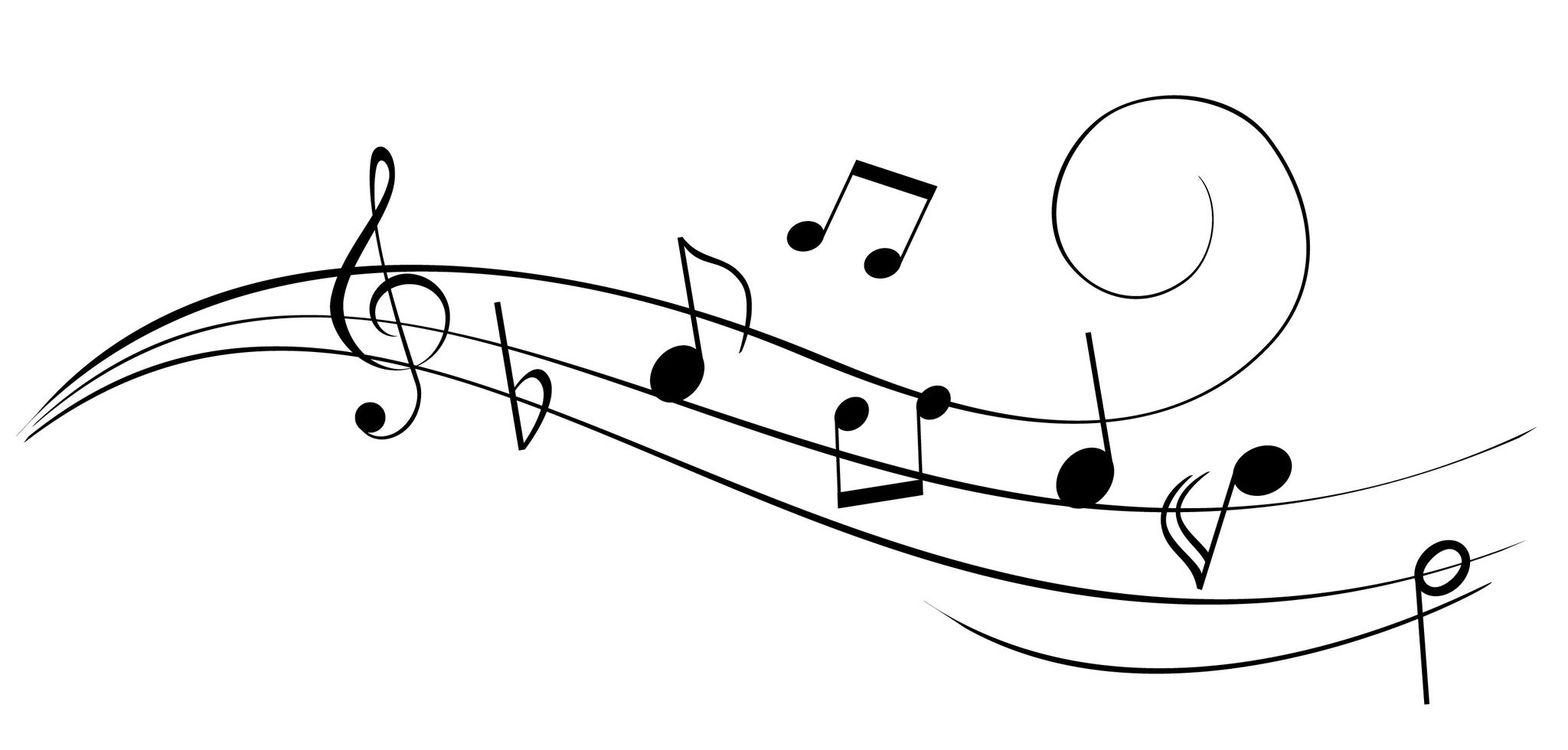 clip art floating music notes - photo #37
