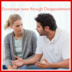 encourage even through disappointment FB