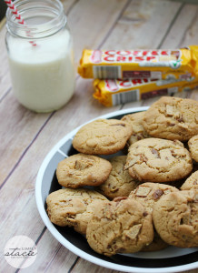 Cookies made with Coffee Crisp - click the picture to go to the recipe at Stacie's site!