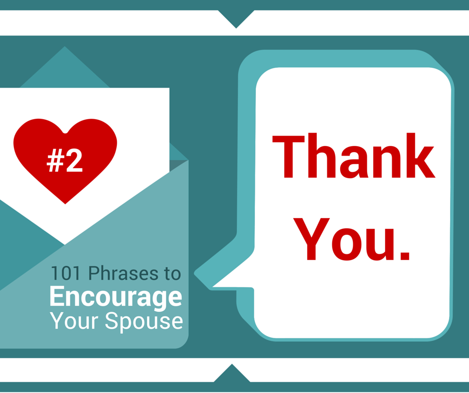 Gratitude - saying "Thank You." - 