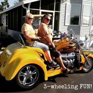 3 wheeling fun