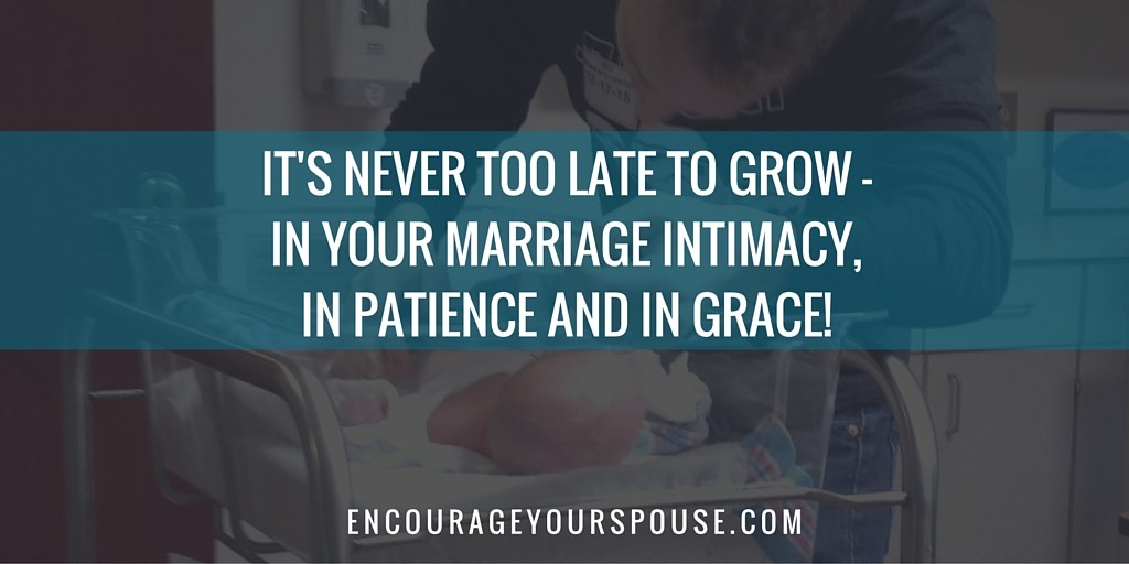 Change in Marriage - It's never too late to grow.
