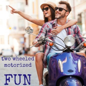 two wheeled motorized fun on wheels