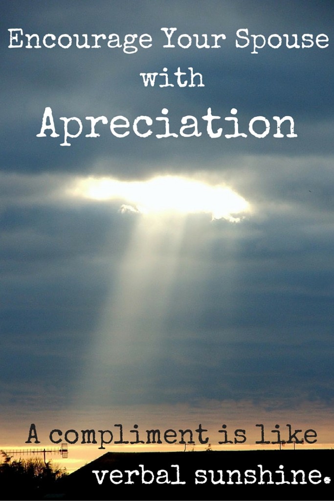 Encourage your spouse with appreciation - 5 ways to use the value of appreciation in your marriage