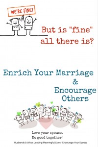 Enrich Your Marriage Encourage Others - Love your spouse and do good together - free workbook