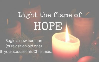 A Flicker or a Flame? Light the flame of hope.