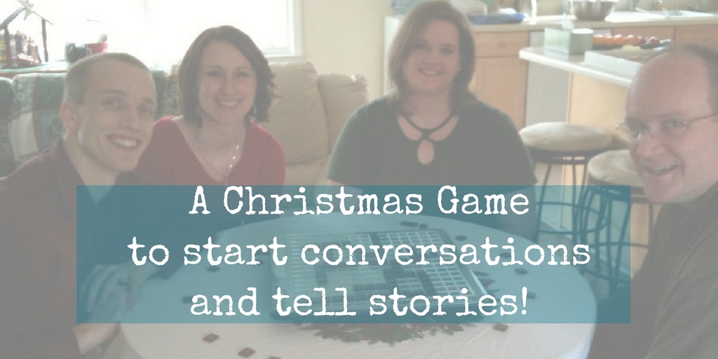 A Christmas Game to start Conversations and tell stories