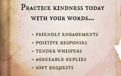Friendly. Positive. Tender. Agreeable. Soft.