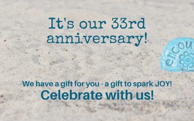 Consider JOY? Well… It’s our 33rd anniversary and we want to give you a gift!
