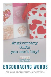 Anniversary Gifts you can't buy - what would you add to the list?